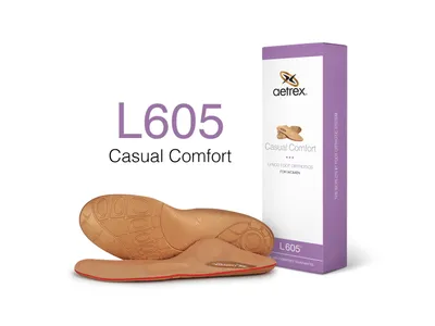 L605 Women's Casual Comfort Orthotics With Metatarsal Support