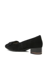 Garnet Black Suede Pump