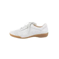 Alexis White Lace-Up Sneaker