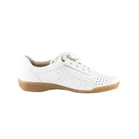 Alexis White Lace-Up Sneaker