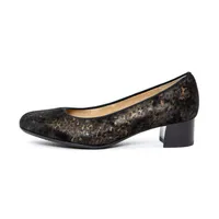 Vivian Black Leopard Print Pump