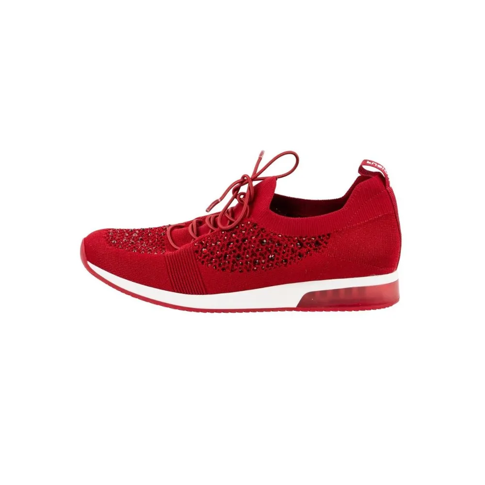 Lyssa Red Sparkle Sneaker