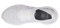 Monticello White Rainbow Rhinestone Slip-On Sneaker