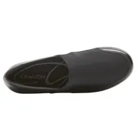 Abbey A-Line Black Slip-On Loafer