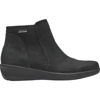Fairlee Black Leather Ankle Boot