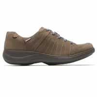 Rev Stridarc Waterproof Savor Tan Leather Lace-Up Sneaker