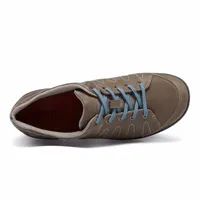 Rev Stridarc Waterproof Savor Tan Leather Lace-Up Sneaker