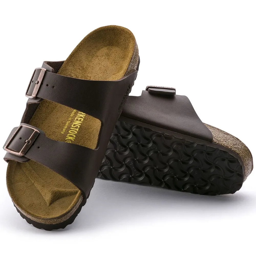 Arizona Birko-Flor Dark Brown Slide Sandal