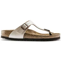 Gizeh Birko-Flor Graceful Pearl White Thong Sandal