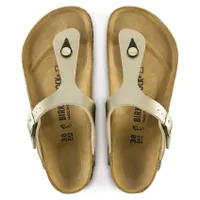 Gizeh Birko-Flor Gold Thong Sandal