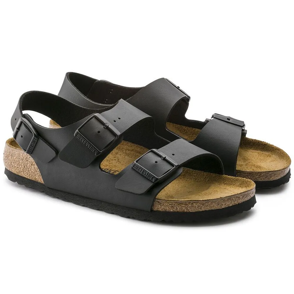 Milano Black Birko-Flor Sandal