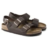 Milano Habana Brown Oiled Leather Sandal