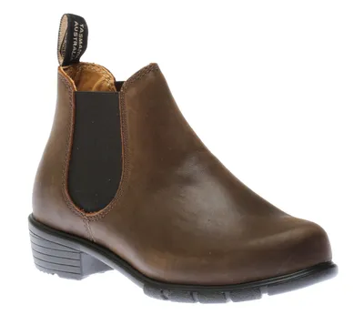 Blundstone 1970 - Women's Series Low Heel Antique Brown Leather Boot