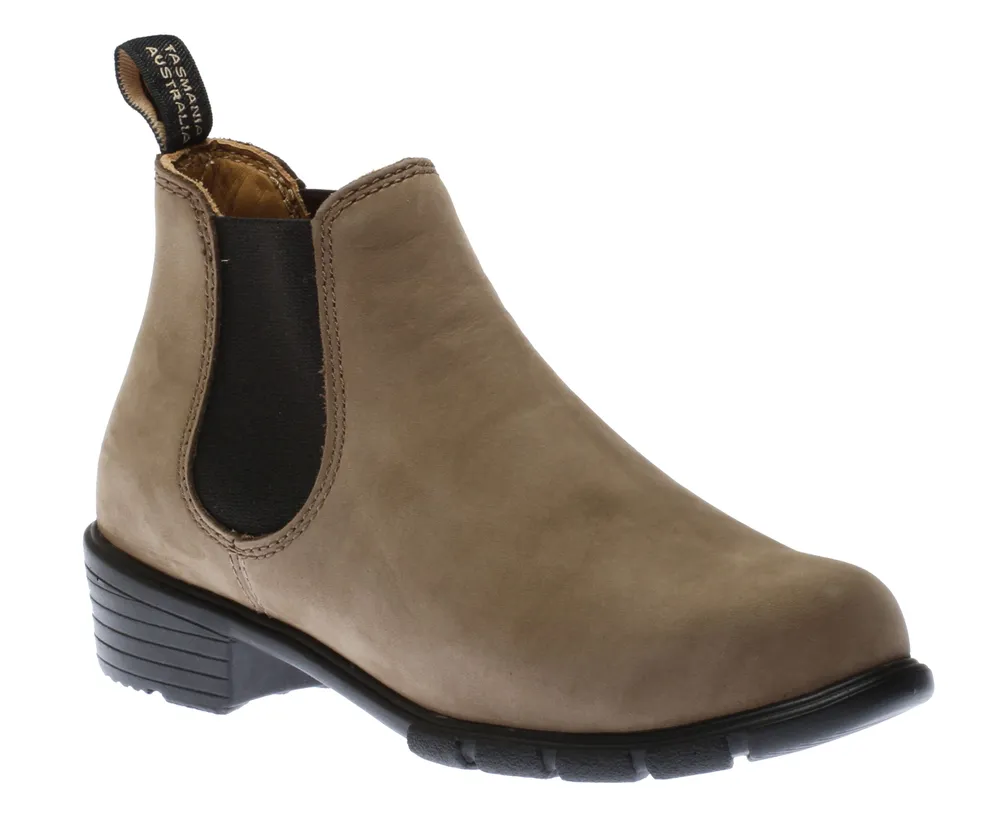 Blundstone 1974 - Women's Series Low Heel Stone Nubuck Leather Boot