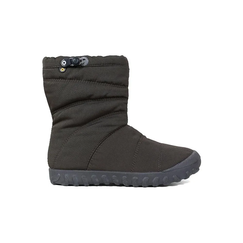 B Puffy Mid Black Women's Lightweight Insulated Boot