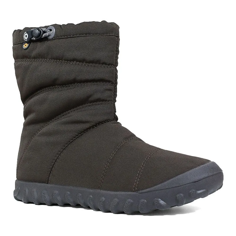 B Puffy Mid Black Women's Lightweight Insulated Boot