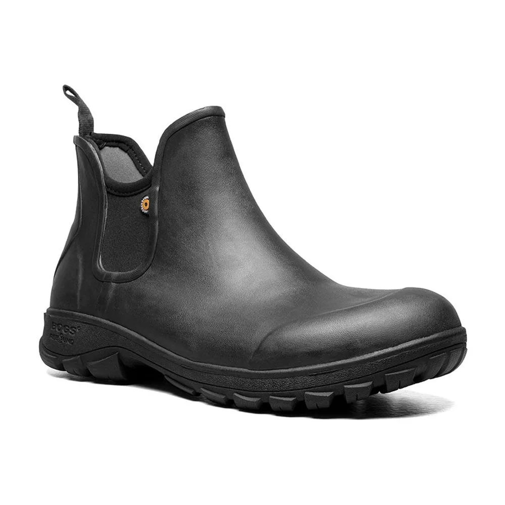 Sauvie Black Slip-On Waterproof Chelsea Boot