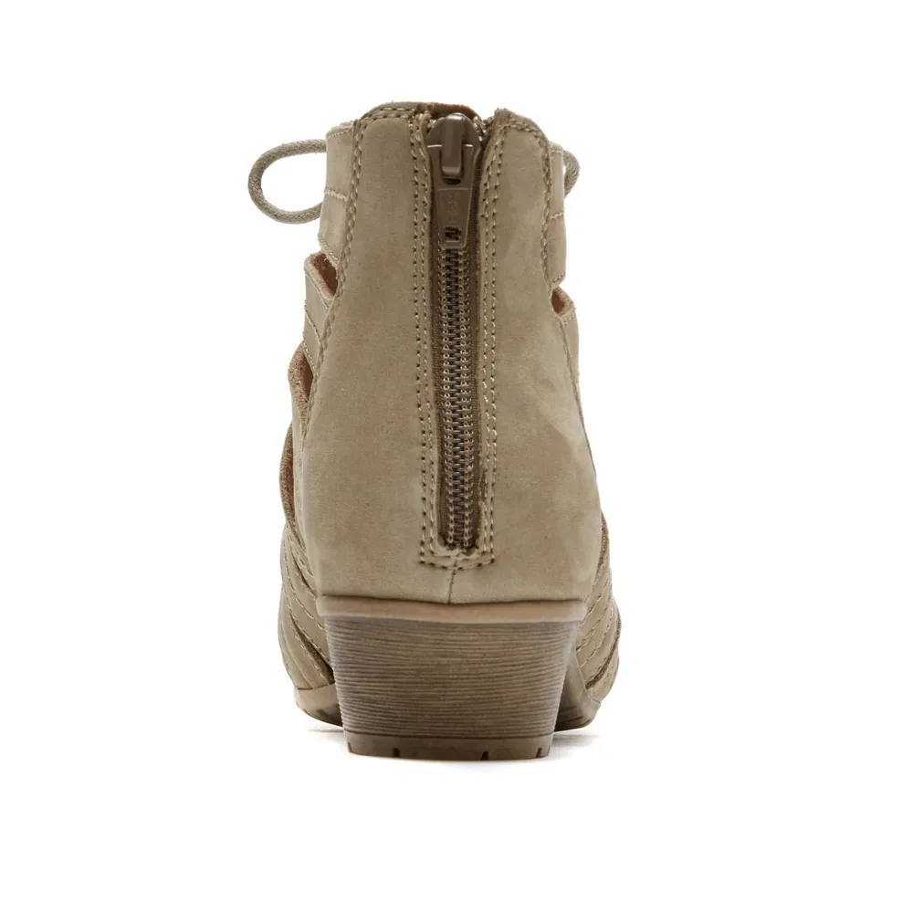 Gabby Khaki Lace-Up Gladiator Sandal