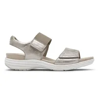 Beaumont Two Strap Metallic Sandal