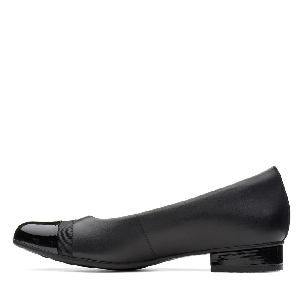 Juliet Monte Black Leather Slip-On