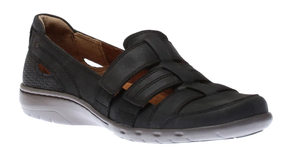 Penfield Black Strappy Slip-On Fisherman Sandal