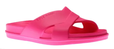 Findra Neon Fuchsia Pink Pool Slide Sandal