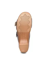 Sophie Black Leather Slide Sandal