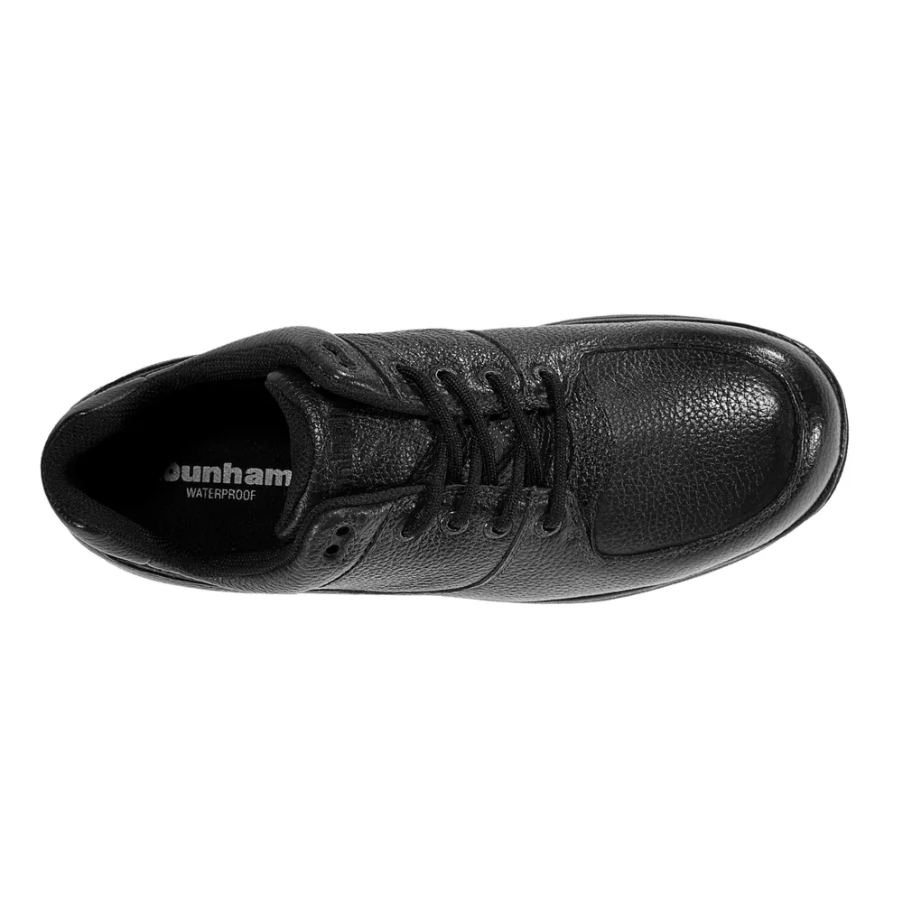Windsor Black Leather Waterproof Lace-Up Oxford