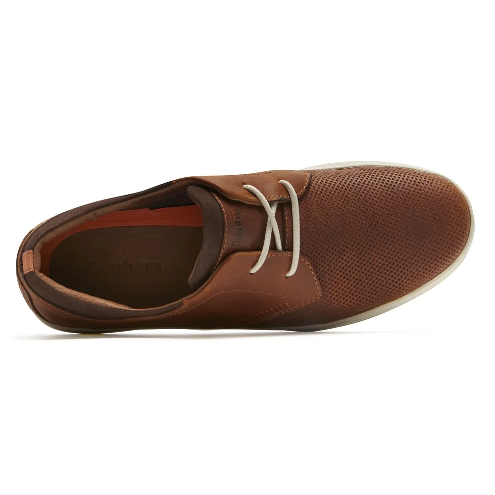 Colchester Brown Leather Oxford Sneaker