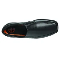 Dillon Black Leather Slip-On Dress Shoe