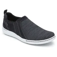 FitSmart Black Double Gore Slip-On Shoe