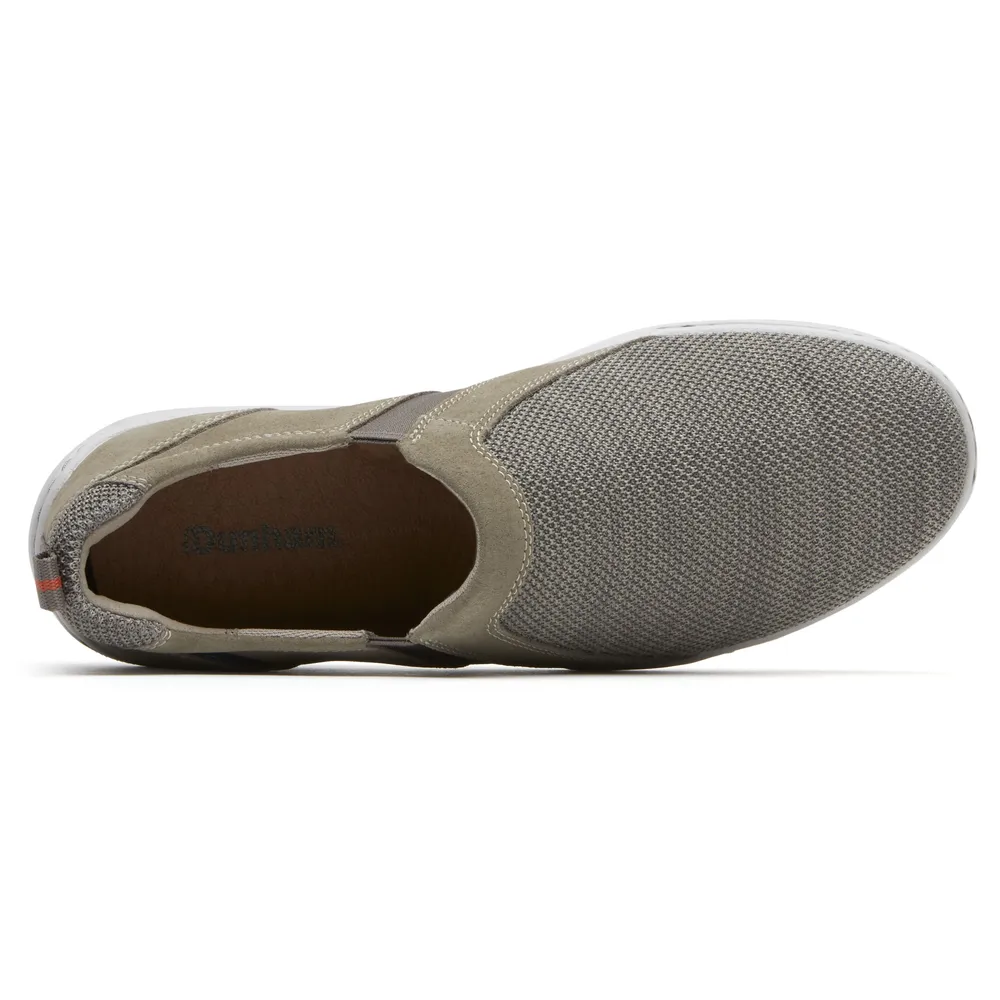 FitSmart Taupe Double Gore Slip-On Shoe