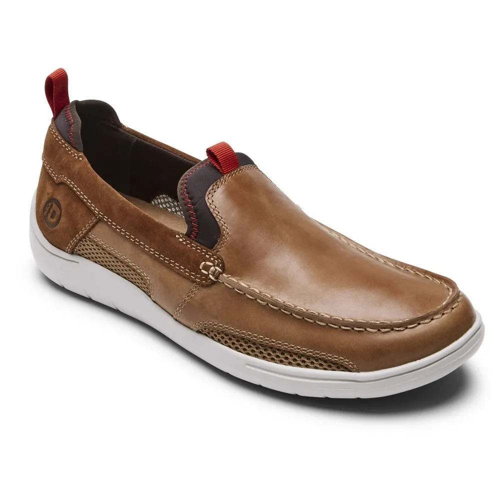 FitSmart Tan Leather Loafer