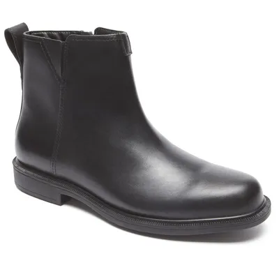 James Black Leather Waterproof Chelsea Boot