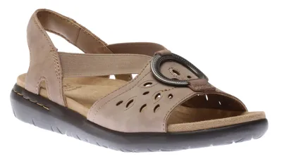 Talia Coco Taupe Nubuck Sandal