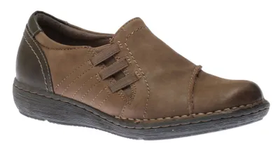 Tamara Teri Stone Nubuck Leather Slip-On Shoe
