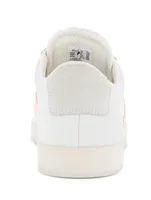 Street Lite White Peach Nectar Stripe Lace-Up Sneaker