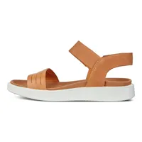 Flowt Lion Leather Flat Contrast Sole Sandal