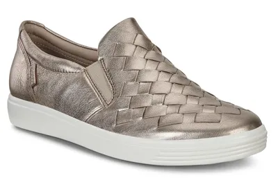 Soft 7 Warm Grey Woven Slip-On Sneaker