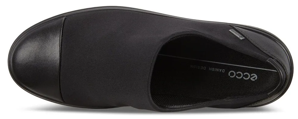 Soft 7 Black Gore-Tex Waterproof Slip-On Wedge Shoe