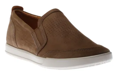 Collin 2.0 Birch Brown Nubuck Leather Slip-On Sneaker