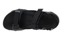Women's MX Onshore Black 3-Strap Water Friendly Sport Sandal