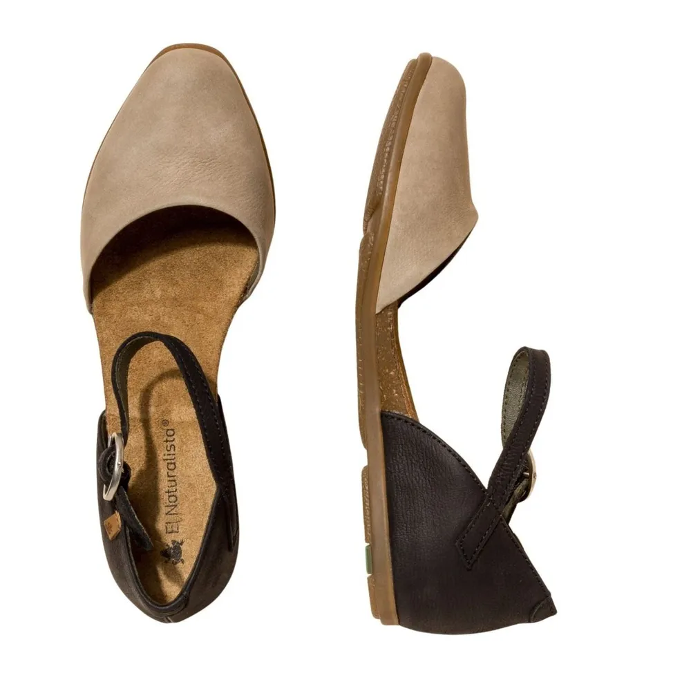 Stella Pleasant Black-Piedra Mary Jane Sandal