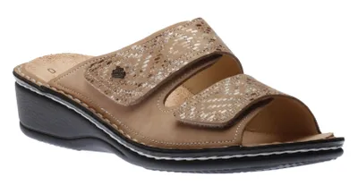 Jamaica Sesame Beige Slide Wedge Sandal