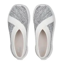 Artknit White / Grey Ballet Slip-On Flat