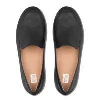 Lena Black Leather Loafer