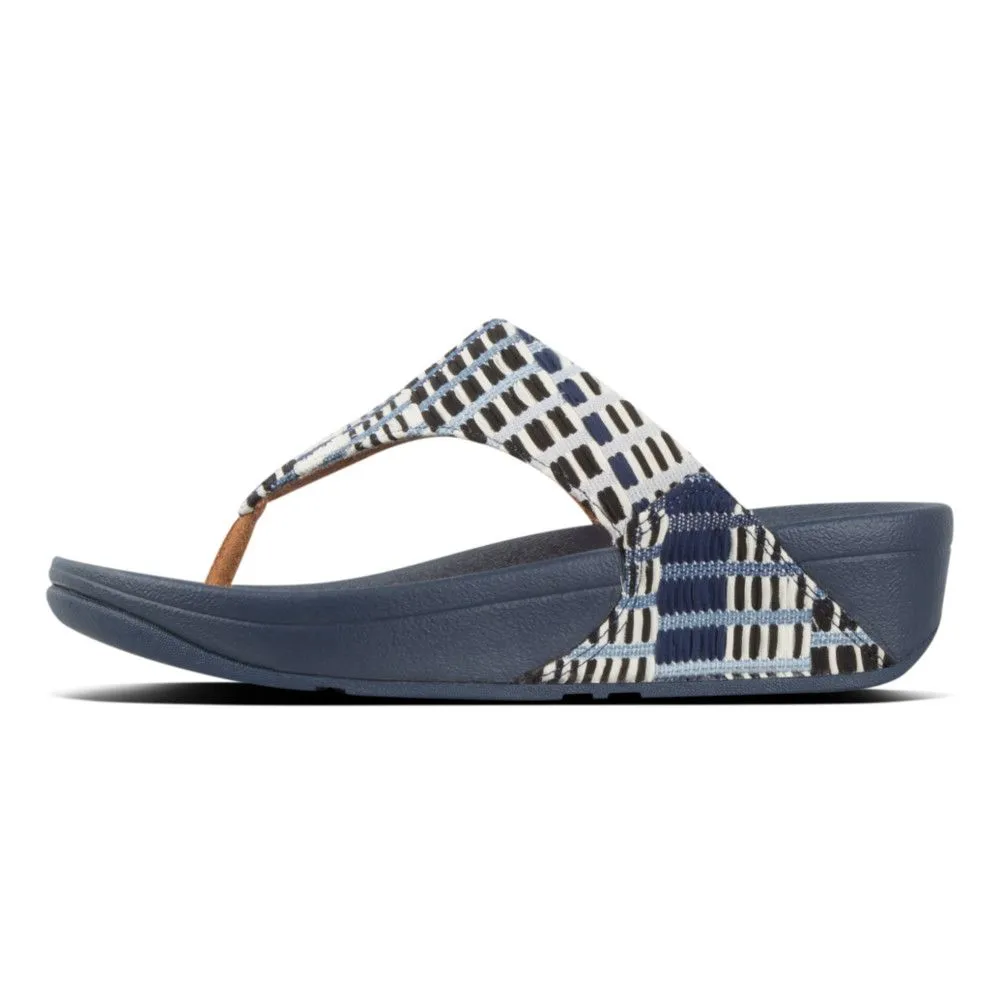 Lulu Art Denim Thong Sandal