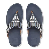 Lulu Art Denim Thong Sandal