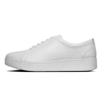 Rally White Leather Lace-Up Sneaker