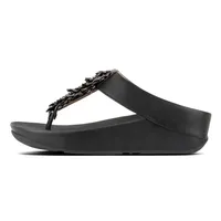 Rumba Black Thong Sandal